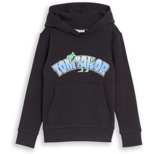 TOM TAILOR Jungen Hoodie Sweatshirt mit Foto-Print, grau, Uni, Gr. 128/134 TOM TAILOR Jungen Hoodie Sweatshirt mit Foto-Print, grau, Uni, Gr. 128/134