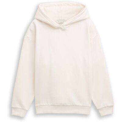 TOM TAILOR Mädchen Oversize Hoodie Sweatshirt mit Rückenprint, braun, Uni, Gr. 128 TOM TAILOR Mädchen Oversize Hoodie Sweatshirt mit Rückenprint, braun, Uni, Gr. 128