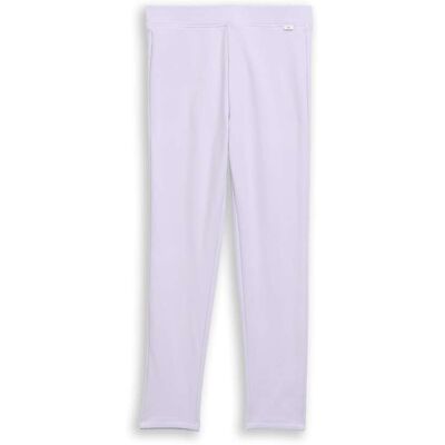 TOM TAILOR Mädchen Basic Leggings mit weichem Innenfutter, lila, Uni, Gr. 128/134 TOM TAILOR Mädchen Basic Leggings mit weichem Innenfutter, lila, Uni, Gr. 128/134