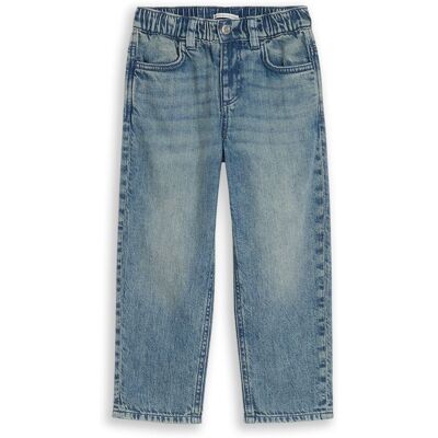 TOM TAILOR Jungen Loose Fit Jeans, blau, Uni, Gr. 134 TOM TAILOR Jungen Loose Fit Jeans, blau, Uni, Gr. 134