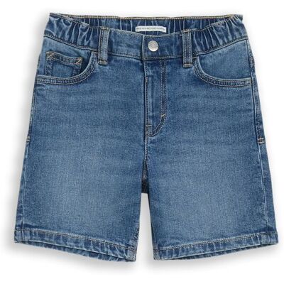 TOM TAILOR Jungen Jeans Shorts mit Stretch, blau, Uni, Gr. 122 TOM TAILOR Jungen Jeans Shorts mit Stretch, blau, Uni, Gr. 122