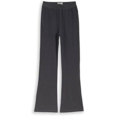 TOM TAILOR Mädchen Flared Leggings, grau, Uni, Gr. 128 TOM TAILOR Mädchen Flared Leggings, grau, Uni, Gr. 128