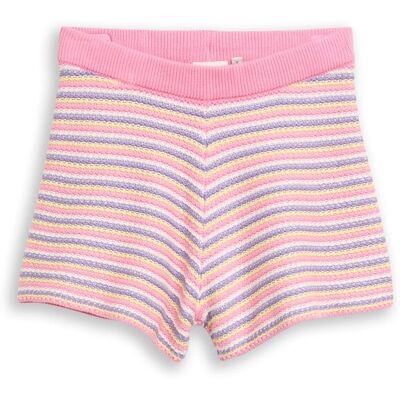 TOM TAILOR Mädchen Shorts in Häkel-Optik, rosa, Gestreift, Gr. 158 TOM TAILOR Mädchen Shorts in Häkel-Optik, rosa, Gestreift, Gr. 158