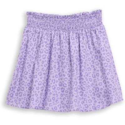 TOM TAILOR Mädchen Mini-Rock mit Leoparden-Print, lila, Animalprint, Gr. 104/110 TOM TAILOR Mädchen Mini-Rock mit Leoparden-Print, lila, Animalprint, Gr. 104/110