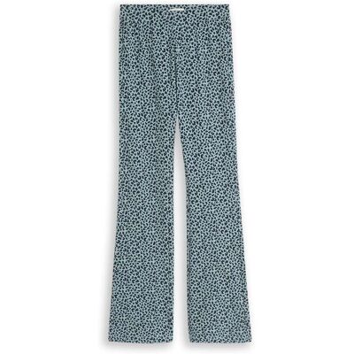 TOM TAILOR Mädchen Flared Leggings mit Leomuster, grün, Animalprint, Gr. 176 TOM TAILOR Mädchen Flared Leggings mit Leomuster, grün, Animalprint, Gr. 176