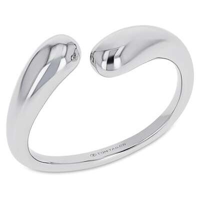 TOM TAILOR Damen Fingerring aus Edelstahl silber, silber, Gr. 56/18 TOM TAILOR Damen Fingerring aus Edelstahl silber, silber, Gr. 56/18