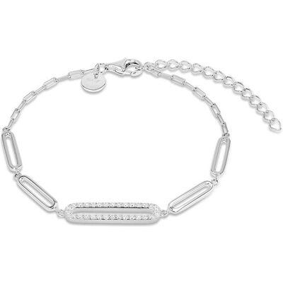 TOM TAILOR Damen Armband Silber 925 - Stein Zirkonia weiß, silber, Gr. ONESIZE TOM TAILOR Damen Armband Silber 925 - Stein Zirkonia weiß, silber, Gr. ONESIZE