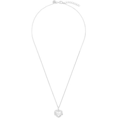 TOM TAILOR Damen Halskette mit Anhänger Silber 925 - Stein Zirkonia weiß, silber, Herz, Gr. ONESIZE TOM TAILOR Damen Halskette mit Anhänger Silber 925 - Stein Zirkonia weiß, silber, Herz, Gr. ONESIZE