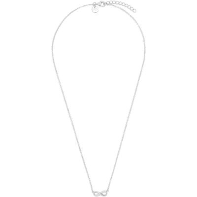 TOM TAILOR Damen Halskette mit Infinity Anhänger Silber 925 - Stein Zirkonia weiß, silber, Infinity, Gr. ONESIZE TOM TAILOR Damen Halskette mit Infinity Anhänger Silber 925 - Stein Zirkonia weiß, silber, Infinity, Gr. ONESIZE