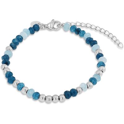TOM TAILOR Damen Beads-Armband aus Edelstahl silber versstellbar, silber, Gr. ONESIZE TOM TAILOR Damen Beads-Armband aus Edelstahl silber versstellbar, silber, Gr. ONESIZE
