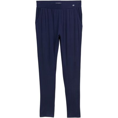 TOM TAILOR Damen Basic Pyjama-Hose, blau, Uni, Gr. XL/42 TOM TAILOR Damen Basic Pyjama-Hose, blau, Uni, Gr. XL/42