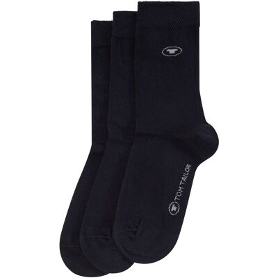 TOM TAILOR unisex Socken im 3er-Pack, blau, Print, Gr. 27-30 TOM TAILOR unisex Socken im 3er-Pack, blau, Print, Gr. 27-30