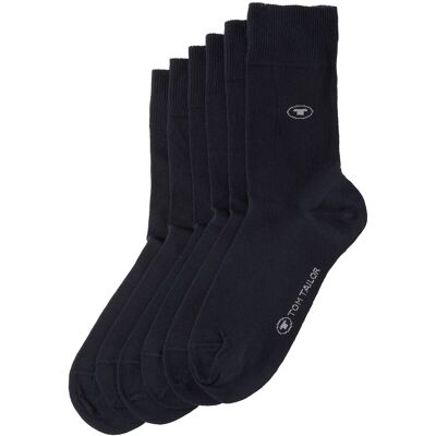 TOM TAILOR Damen Socken im 2er-Pack, blau, Uni, Gr. 35-38 TOM TAILOR Damen Socken im 2er-Pack, blau, Uni, Gr. 35-38