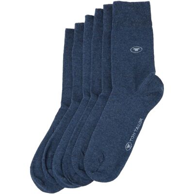 TOM TAILOR Damen Socken im 2er-Pack, blau, Uni, Gr. 35-38 TOM TAILOR Damen Socken im 2er-Pack, blau, Uni, Gr. 35-38