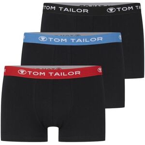 TOM TAILOR Herren Kurze Boxershorts im 3er-Pack, schwarz, Uni, Gr. M/5 TOM TAILOR Herren Kurze Boxershorts im 3er-Pack, schwarz, Uni, Gr. M/5