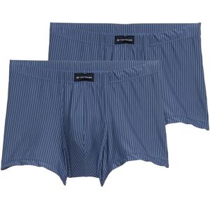 TOM TAILOR Herren Kurze Boxershorts im 2er-Pack, blau, Gestreift, Gr. M/5 TOM TAILOR Herren Kurze Boxershorts im 2er-Pack, blau, Gestreift, Gr. M/5