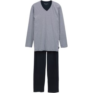 TOM TAILOR Herren Pyjama-Set aus Baumwolle, blau, Gestreift, Gr. 52/L TOM TAILOR Herren Pyjama-Set aus Baumwolle, blau, Gestreift, Gr. 52/L