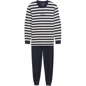 TOM TAILOR Herren Pyjama-Set mit Streifenmuster, blau, Gestreift, Gr. 50 TOM TAILOR Herren Pyjama-Set mit Streifenmuster, blau, Gestreift, Gr. 50