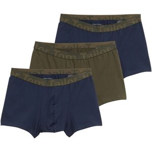 TOM TAILOR Herren Kurze Boxershorts im 3er-Pack, blau, Uni, Gr. S/4 TOM TAILOR Herren Kurze Boxershorts im 3er-Pack, blau, Uni, Gr. S/4
