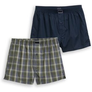 TOM TAILOR Herren Boxershorts mit Karomuster im 2er-Pack, grün, Kariert, Gr. M/5 TOM TAILOR Herren Boxershorts mit Karomuster im 2er-Pack, grün, Kariert, Gr. M/5