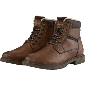 TOM TAILOR Herren Wasserdichte Stiefeletten mit Fütterung, braun, Uni, Gr. 43 TOM TAILOR Herren Wasserdichte Stiefeletten mit Fütterung, braun, Uni, Gr. 43