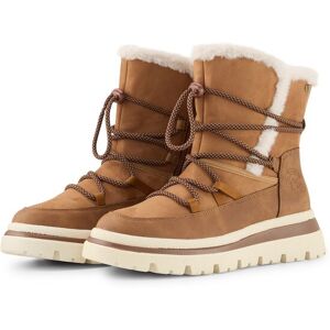 TOM TAILOR Damen Wasserfeste Schneestiefel mit Schnürung, braun, Uni, Gr. 37 TOM TAILOR Damen Wasserfeste Schneestiefel mit Schnürung, braun, Uni, Gr. 37