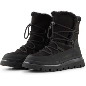 TOM TAILOR Damen Wasserfeste Schneestiefel mit Schnürung, schwarz, Uni, Gr. 39 TOM TAILOR Damen Wasserfeste Schneestiefel mit Schnürung, schwarz, Uni, Gr. 39
