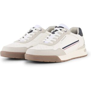 TOM TAILOR Herren Sneaker aus Lederimitat, weiß, Uni, Gr. 43 TOM TAILOR Herren Sneaker aus Lederimitat, weiß, Uni, Gr. 43