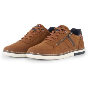 TOM TAILOR Herren Sneaker aus strukturiertem Lederimitat, braun, Uni, Gr. 40 TOM TAILOR Herren Sneaker aus strukturiertem Lederimitat, braun, Uni, Gr. 40