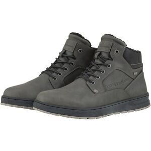 TOM TAILOR Herren Wasserdichte Stiefeletten mit Fütterung, grau, Uni, Gr. 40 TOM TAILOR Herren Wasserdichte Stiefeletten mit Fütterung, grau, Uni, Gr. 40