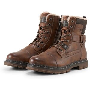 TOM TAILOR Herren Wasserdichte Stiefeletten mit Fütterung, braun, Uni, Gr. 42 TOM TAILOR Herren Wasserdichte Stiefeletten mit Fütterung, braun, Uni, Gr. 42