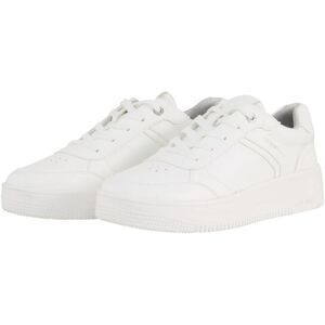 TOM TAILOR DENIM Damen Sneaker mit erhöhter Sohle, weiß, Uni, Gr. 36 TOM TAILOR DENIM Damen Sneaker mit erhöhter Sohle, weiß, Uni, Gr. 36