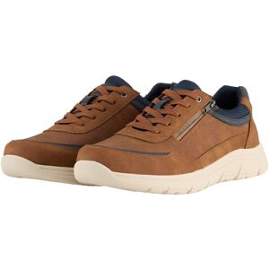 TOM TAILOR Herren Sneaker aus strukturiertem Lederimitat, braun, Uni, Gr. 41 TOM TAILOR Herren Sneaker aus strukturiertem Lederimitat, braun, Uni, Gr. 41