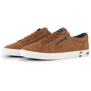 TOM TAILOR Herren Sneaker mit Reißverschluss-Detail, braun, Uni, Gr. 42 TOM TAILOR Herren Sneaker mit Reißverschluss-Detail, braun, Uni, Gr. 42