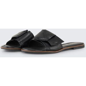TOM TAILOR Damen Flache Sandalen mit Schleifen-Detail, schwarz, Uni, Gr. 40 TOM TAILOR Damen Flache Sandalen mit Schleifen-Detail, schwarz, Uni, Gr. 40