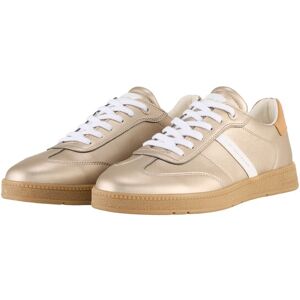 TOM TAILOR Damen Sneaker im Metallic-Look, gold, Uni, Gr. 37 TOM TAILOR Damen Sneaker im Metallic-Look, gold, Uni, Gr. 37