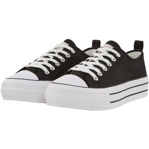 TOM TAILOR Damen Sneaker mit Plateau, schwarz, Uni, Gr. 36 TOM TAILOR Damen Sneaker mit Plateau, schwarz, Uni, Gr. 36
