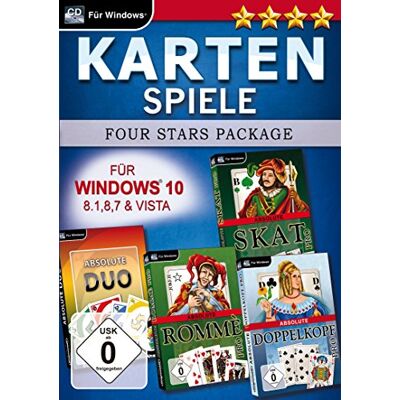 Magnussoft - Kartenspiele Four Stars für Windows 10 (PC) - Preis vom 25.07.2026 07:43:37 h Magnussoft - Kartenspiele Four Stars für Windows 10 (PC) - Preis vom 25.07.2026 07:43:37 h
