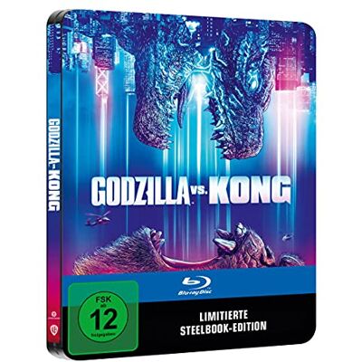 Warner Bros Godzilla vs. Kong Steelbook - Blu-ray - 113 Min. Warner Bros Godzilla vs. Kong Steelbook - Blu-ray - 113 Min.