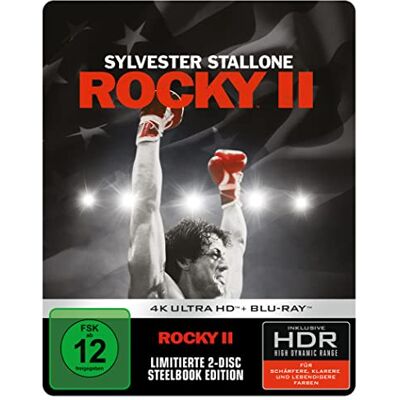 Sylvester Stallone - Rocky II (1979) - 4K UHD - Steelbook - Preis vom 25.06.2026 23:23:36 h Sylvester Stallone - Rocky II (1979) - 4K UHD - Steelbook - Preis vom 25.06.2026 23:23:36 h