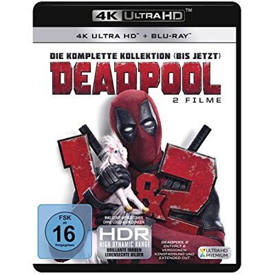 Tim Miller - Deadpool 1+2 (3 Blu-rays 4K Ultra HD) (+ 3 Blu-rays 2D) - Preis vom 26.06.2026 07:41:50 h Tim Miller - Deadpool 1+2 (3 Blu-rays 4K Ultra HD) (+ 3 Blu-rays 2D) - Preis vom 26.06.2026 07:41:50 h