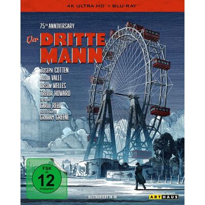 Carol Reed - Der dritte Mann - 75th Anniversary Edition (4K-UHD + Blu-ray) - Preis vom 09.09.2026 20:02:14 h Carol Reed - Der dritte Mann - 75th Anniversary Edition (4K-UHD + Blu-ray) - Preis vom 09.09.2026 20:02:14 h