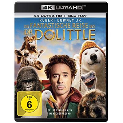 Stephen Gaghan - Die fantastische Reise des Dr. Dolittle (4K Ultra HD) (+ Blu-ray 2D) - Preis vom 24.06.2026 19:44:00 h Stephen Gaghan - Die fantastische Reise des Dr. Dolittle (4K Ultra HD) (+ Blu-ray 2D) - Preis vom 24.06.2026 19:44:00 h