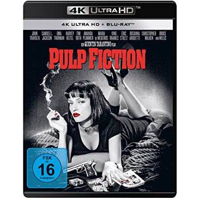 Quentin Tarantino - Pulp Fiction - 4K Ultra HD Blu-ray + Blu-ray (4K Ultra HD) - Preis vom 25.06.2026 23:23:36 h Quentin Tarantino - Pulp Fiction - 4K Ultra HD Blu-ray + Blu-ray (4K Ultra HD) - Preis vom 25.06.2026 23:23:36 h