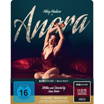 Sean Bäker - Anora - Limitiertes SteelBook (4K Ultra HD + Blu-ray) - Preis vom 25.06.2026 23:23:36 h Sean Bäker - Anora - Limitiertes SteelBook (4K Ultra HD + Blu-ray) - Preis vom 25.06.2026 23:23:36 h