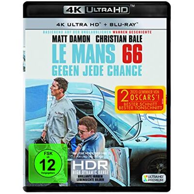 James Mangold - Le Mans 66 - Gegen jede Chance (4K Ultra HD) (+ Blu-ray 2D) - Preis vom 25.06.2026 23:23:36 h James Mangold - Le Mans 66 - Gegen jede Chance (4K Ultra HD) (+ Blu-ray 2D) - Preis vom 25.06.2026 23:23:36 h