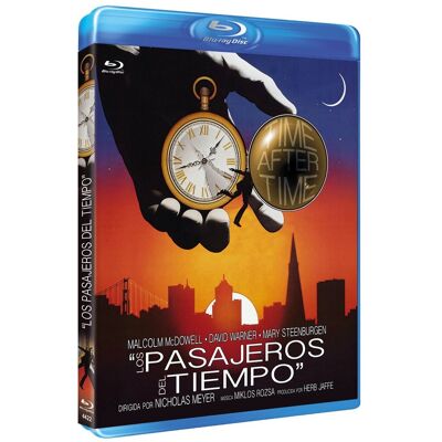 Nicholas Meyer - Time After Time 1976 Blu-Ray Spanien Import, Englisch Ton und Untertitel, kein Deutsche, Malcolm McDowell, Mary Steenburgen, David Warner - Preis vom 24.06.2026 19:44:00 h Nicholas Meyer - Time After Time 1976 Blu-Ray Spanien Import, Englisch Ton und Untertitel, kein Deutsche, Malcolm McDowell, Mary Steenburgen, David Warner - Preis vom 24.06.2026 19:44:00 h