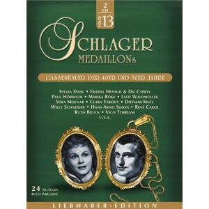 Various - Schlagermedaillons 13- Gassenhauer der 40er und 50er Jahre - Preis vom 11.06.2026 05:43:19 h Various - Schlagermedaillons 13- Gassenhauer der 40er und 50er Jahre - Preis vom 11.06.2026 05:43:19 h