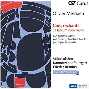 Vokalsolisten Kammerchor Stuttgart - Messiaen: Cinq Rechants - O sacrum convivium; A-cappella-Werke von Ravel u.a. (Arr. Clytus Gottwald) (+ Bonus-DVD) - Preis vom 12.06.2026 05:40:31 h Vokalsolisten Kammerchor Stuttgart - Messiaen: Cinq Rechants - O sacrum convivium; A-cappella-Werke von Ravel u.a. (Arr. Clytus Gottwald) (+ Bonus-DVD) - Preis vom 12.06.2026 05:40:31 h
