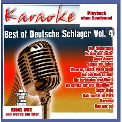 Cc Best of Deutsche Schlager Vol.4 - Karaoke - Preis vom 08.09.2026 08:18:28 h Cc Best of Deutsche Schlager Vol.4 - Karaoke - Preis vom 08.09.2026 08:18:28 h